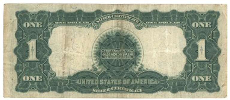 Series of 1899 Large Size $1 Black Eagle Silver Cert