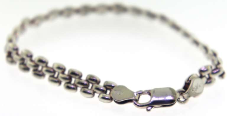 Lot of 2 Sterling Silver Link Bracelets