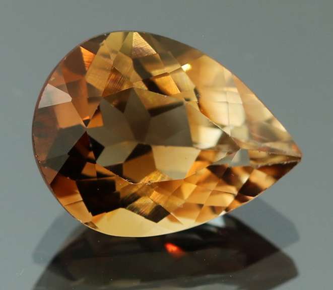 Stunning 8.93ct pear cut Imperial Topaz