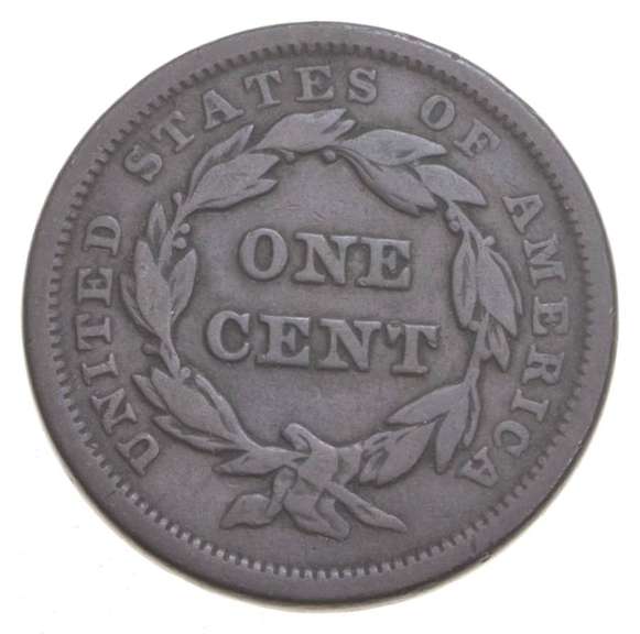 1841 Braided Hair Large Cent