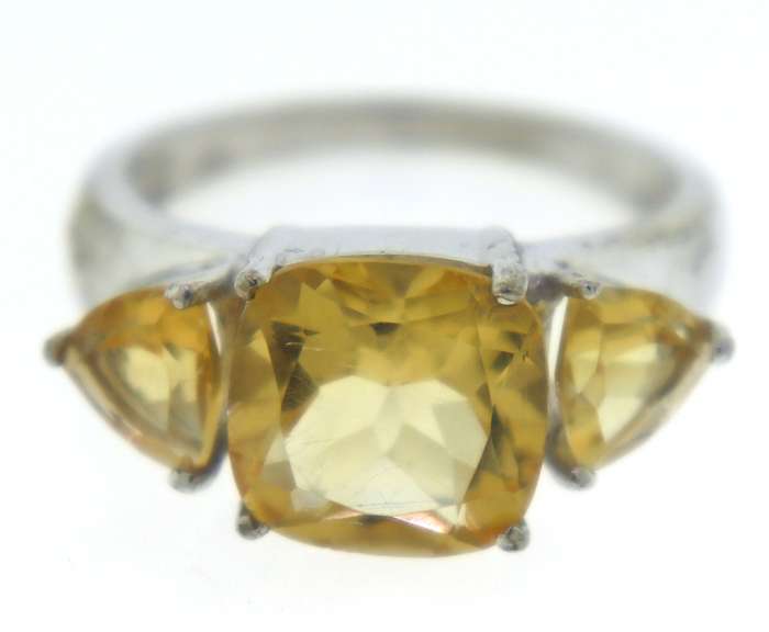 Sterling Silver Citrine Ring