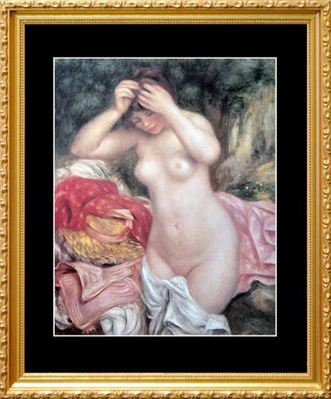 Pierre Auguste Renoir, Bather Arranging Her Hair