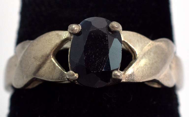 Sterling Silver Midnight Sapphire