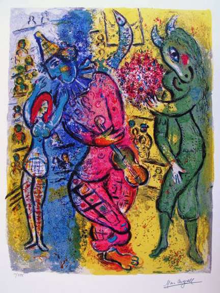 Limited Edition Marc Chagall Circus II