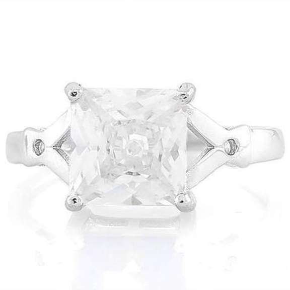 White Topaz Sterling Ring