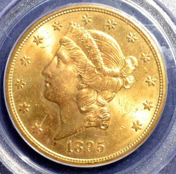 1895-S Twenty Dollar Gold PCGS MS63