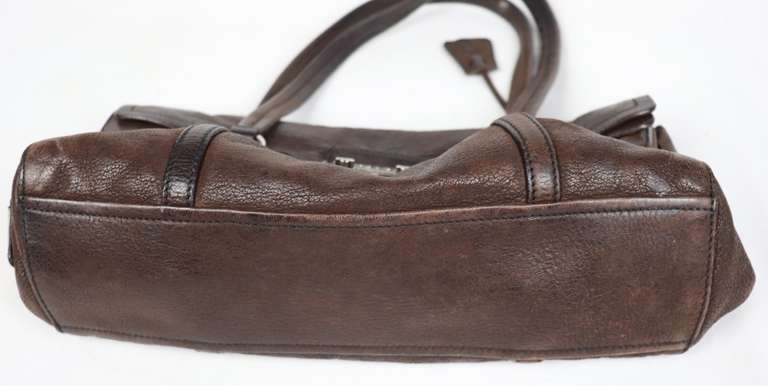 Prado Iridescent Vitello Easy Tote Satchel
