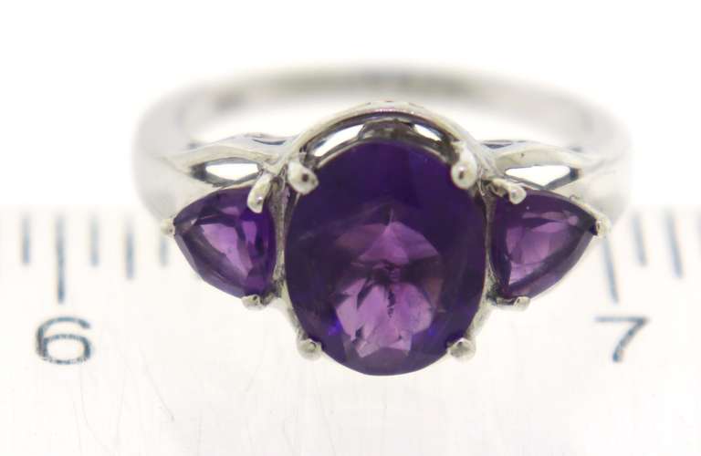 Sterling Silver Amythest Ring