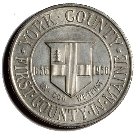 1936 York Frosty White BU Comm Half