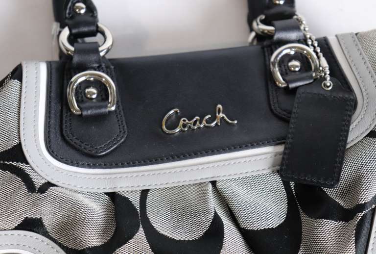 Black, White and Grey Signature Coach