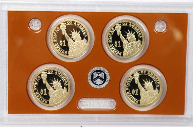 2012 Presidential Dollar Proof Set