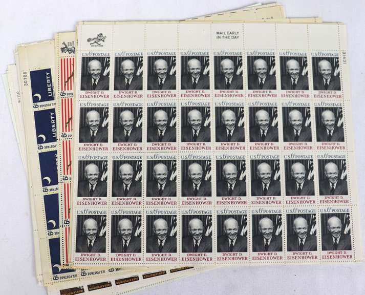 $72.60 Face Value In Mint  Full Gum 6 Cent US Sheets