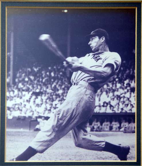 Vintage DiMaggio Photo With Rare 1969 Stamp
