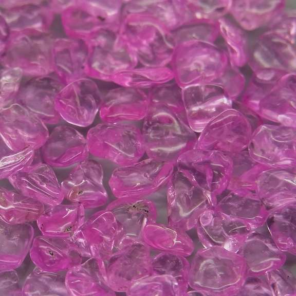 Heated only! 21.65ct rich pink Sapphire parcel