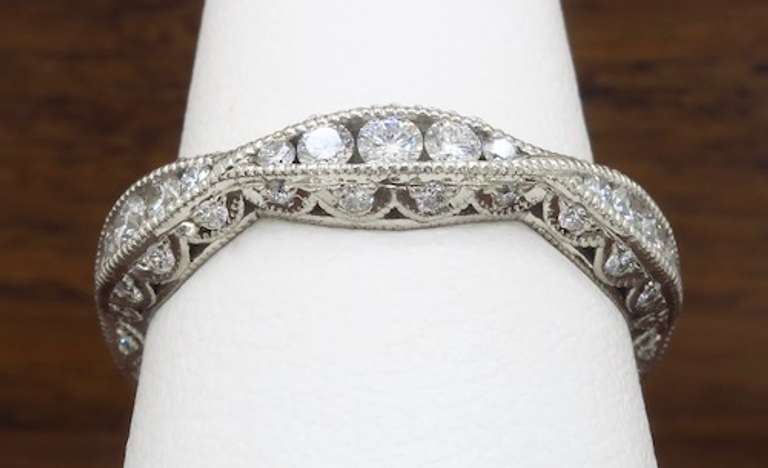 Platinum Tacori Diamond Eternity Band