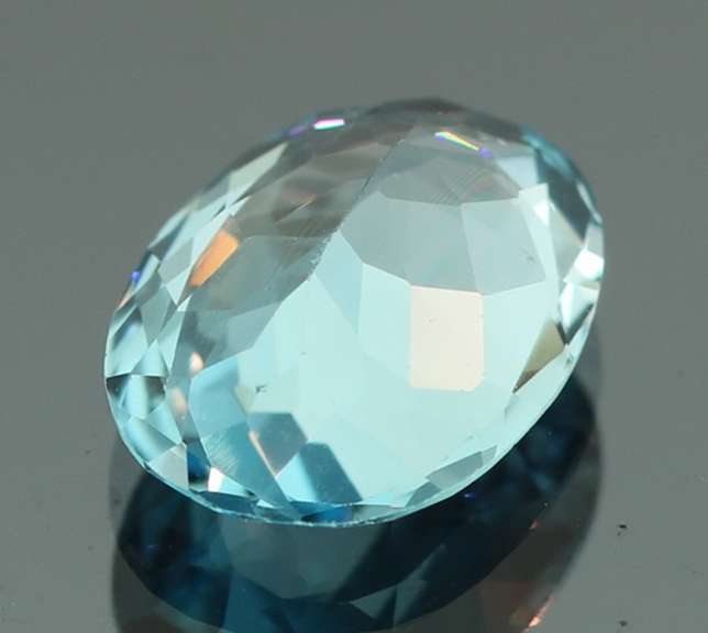 High fire 5.63ct VS Swiss blue Topaz