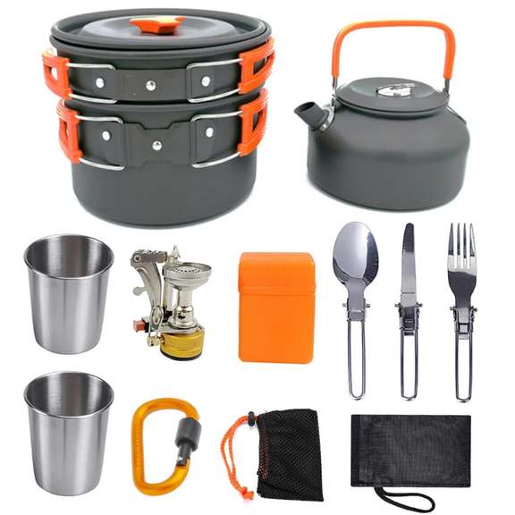 Aluminum Alloy Camping Cookware Foldable