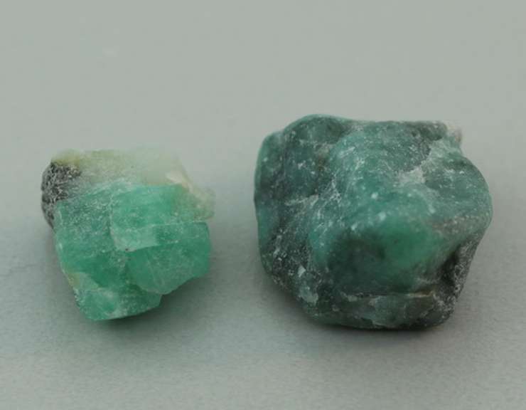 Collectors 15.69ct raw Emerald in matrix