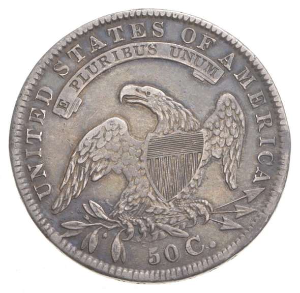 1834 Capped Bust Half Dollar - Large Date - Small Lettering