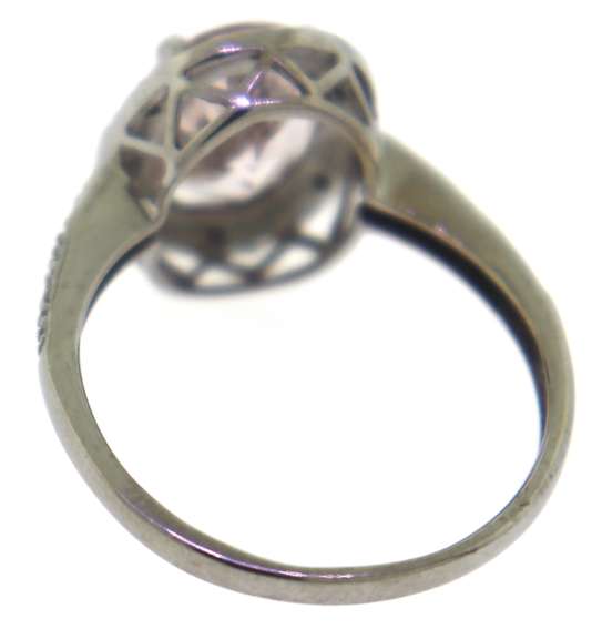 Fabulous Morganite Diamond Accent Ring