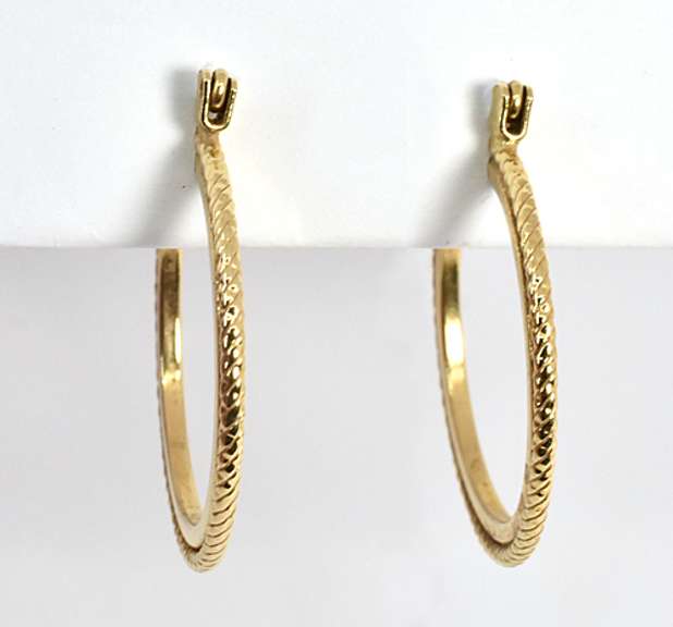 Practical 14k Hoop Earrings