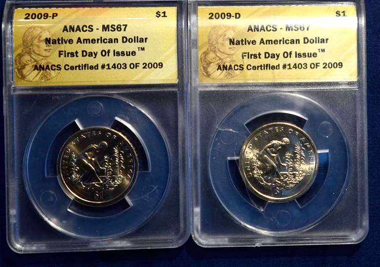 Lot of Graded Modern Dollars