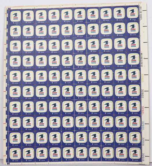 $98 Face Value In Mint Regular Issue 1-6 8 & 12 Cent US Sheets