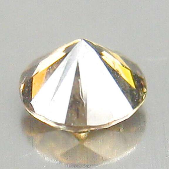 Real .30ct Australian Argyle cognac Diamond solitaire