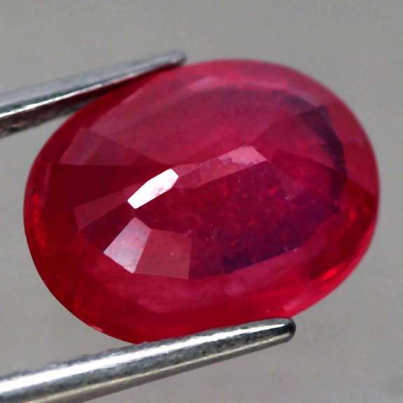 Rich blood red 3.69ct Ruby from Madagascar
