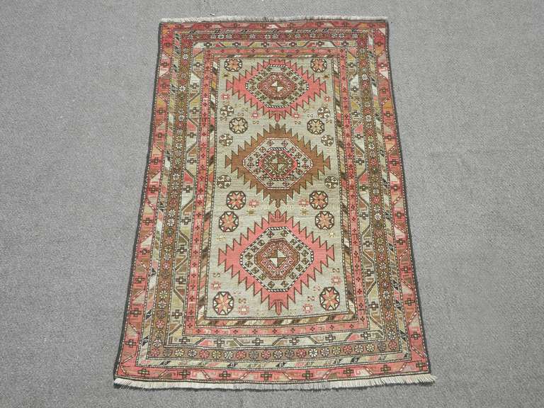 Antique Kazak Rug 3.10x5.10
