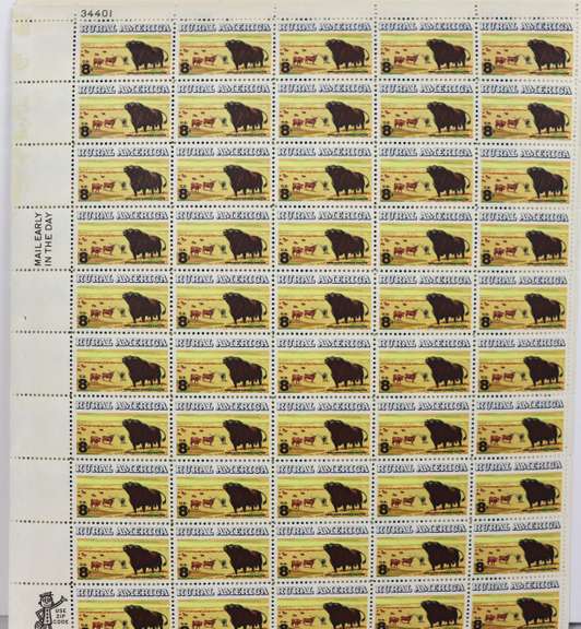 $116.96 Face Value In Mint 8 Cent US Comm Sheets