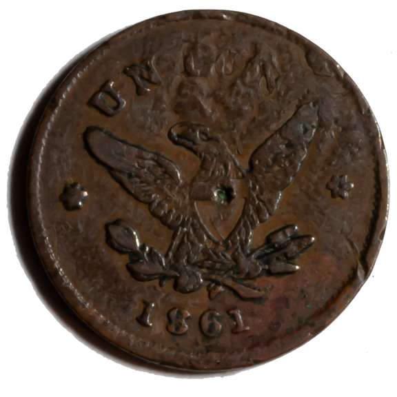 1861 Civil War Scarce State Illinois C W Store Card