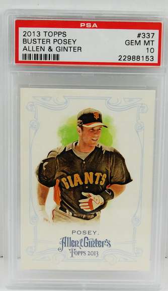 Buster Posey Allen & Ginter Baseball Card, Gem MT 10