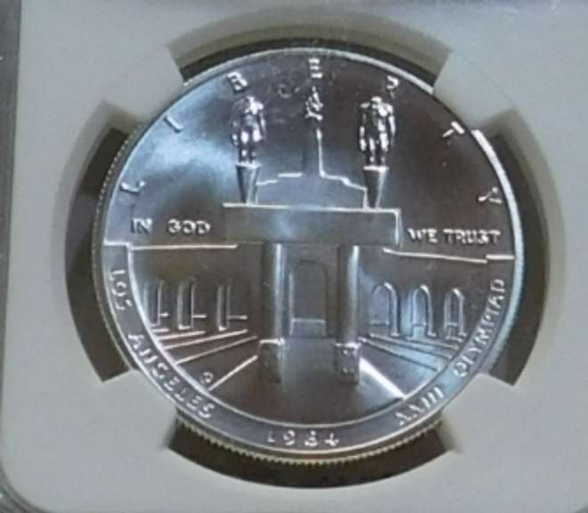 1984-D Olympics Sil Unc Dol NGC MS-69