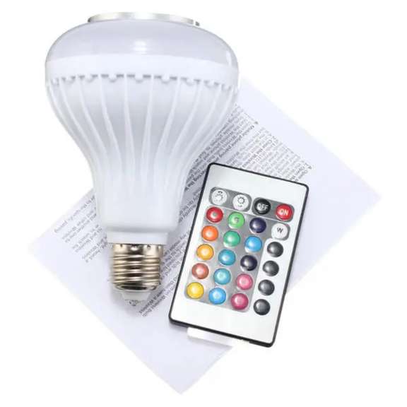 E27 LED RGB Bluetooth Speaker Bulb Wireless Lamp