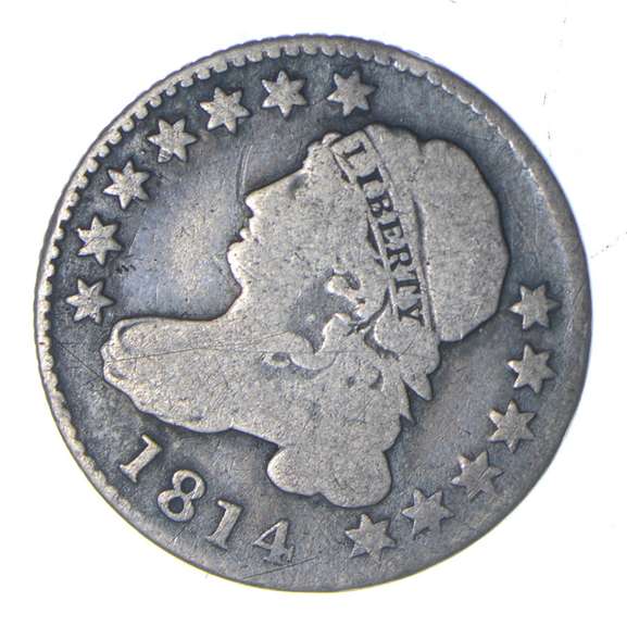 1814 Capped Bust Dime - SD - Circulated