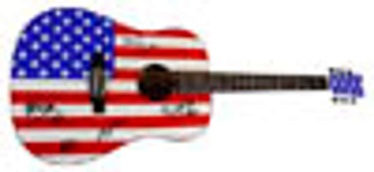 BRUCE SPRINGSTEEN & THE E-STREET BAND Signed Facsimile GUITAR