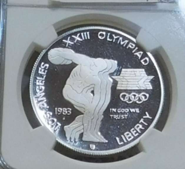 1983-S Olympics Sil PRF Dol NGC PF69DC