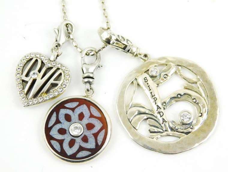Silpada Sterling Silver Charm Necklace