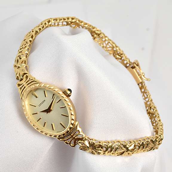 Nice 14k Gold Watch and Band