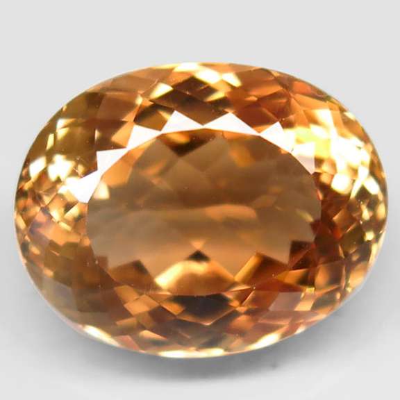 Brilliant! 14ct rich orange amber Imperial Topaz