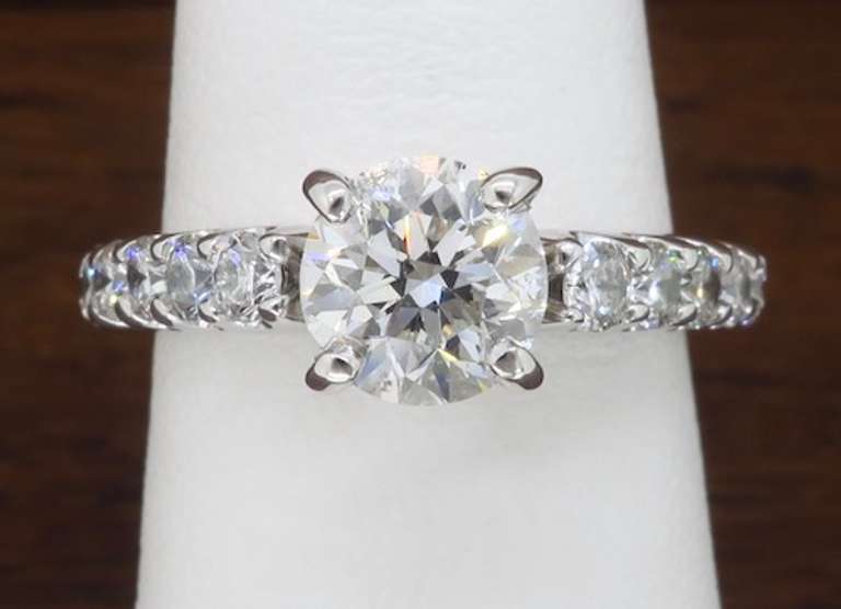GSI Certified Diamond Engagement Ring