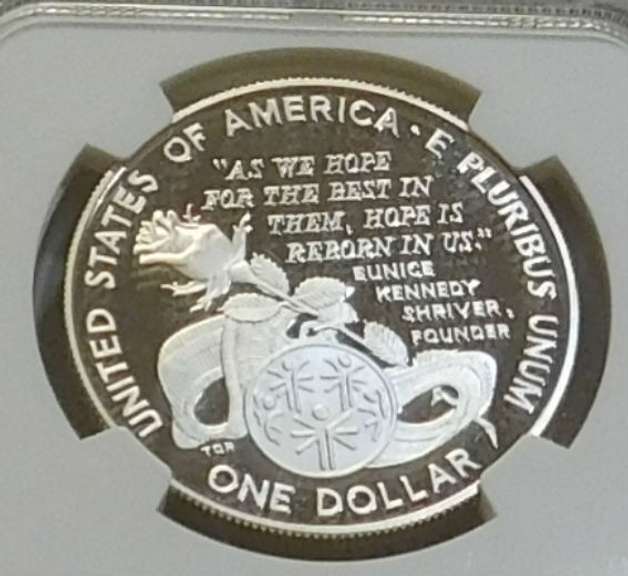 1995-P Special Olympics Sil PRF Dol NGC PF69UC