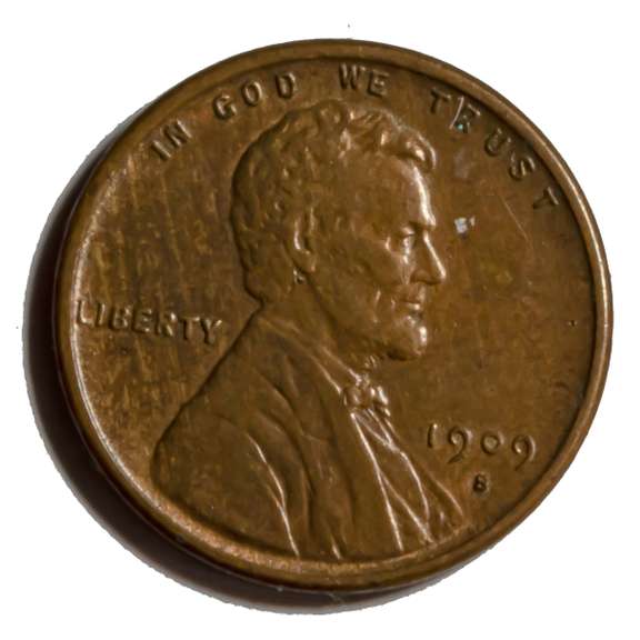 1909 S VDB Very Very Near Uncirculated Key Lincoln Cent