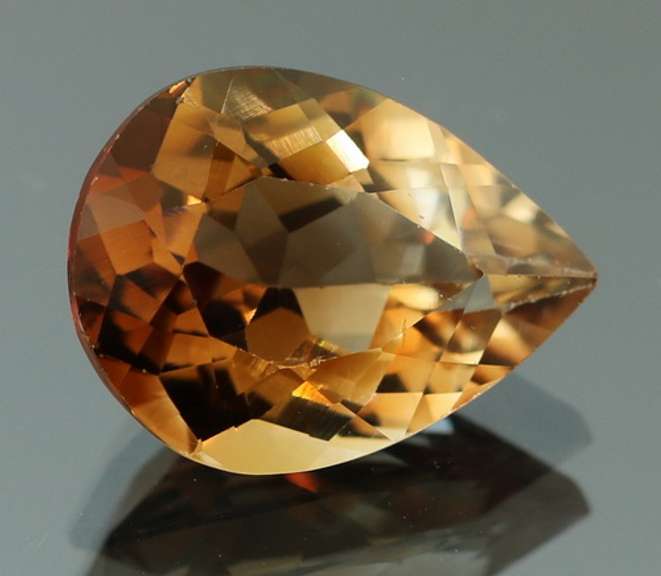 Stunning 8.93ct pear cut Imperial Topaz