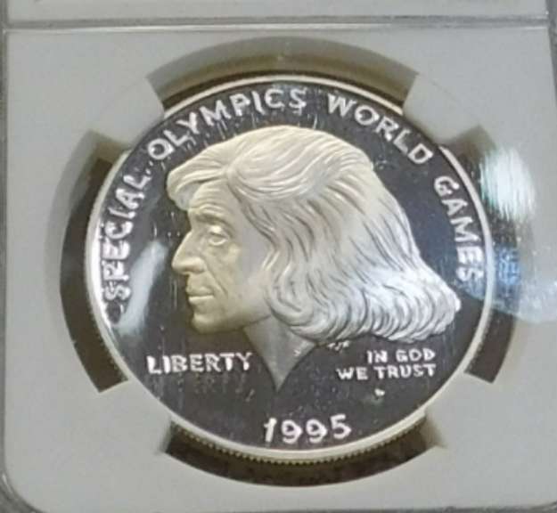 1995-P Special Olympics Sil PRF Dol NGC PF69UC