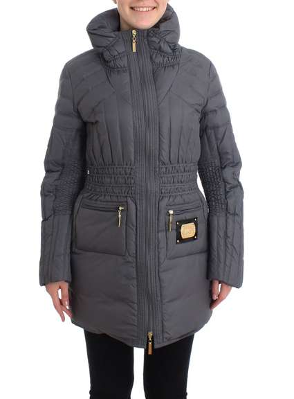 ROCCOBAROCCO  Gray Padded Down Jacket Padded Coat