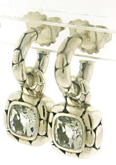 John Hardy Quartz Earrings