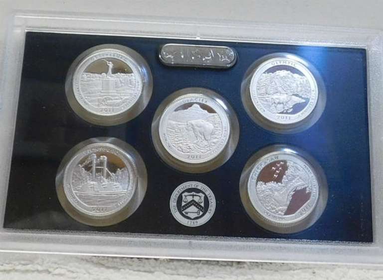 2011 Siilver PROOF Amer Beau Set w/ box