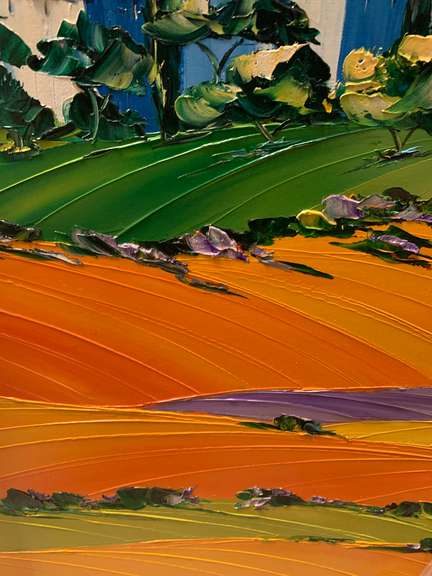 French Coast Landscape Painting
